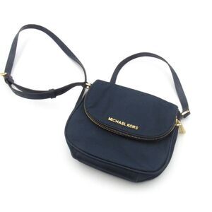EUC MICHAEL Michael Kors Navy Crossbody Bag with Gold Accents